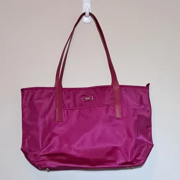 Tumi Voyageur Nylon Tote Bag PINK - Picture 1 of 6